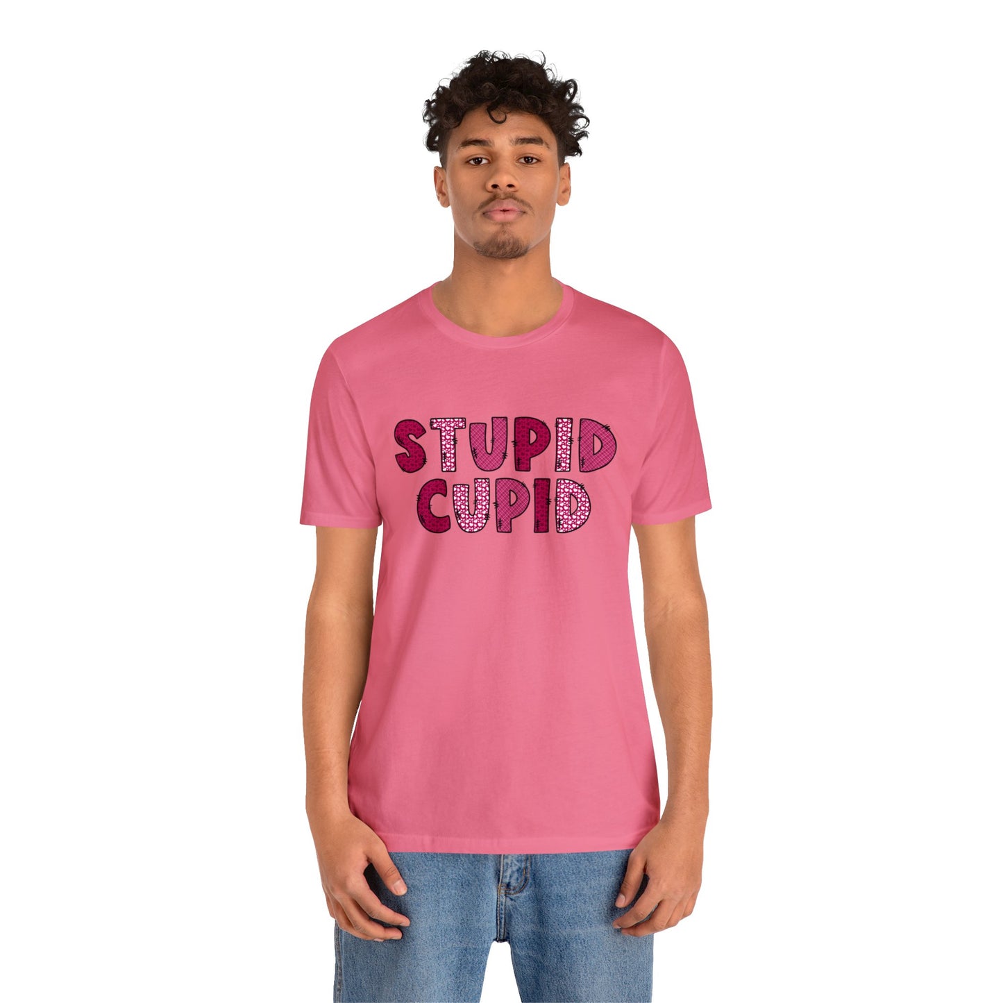 Stupid Cupid T-shirt, Valentine's Day Tee, Unisex Bella and Canvas Shirt