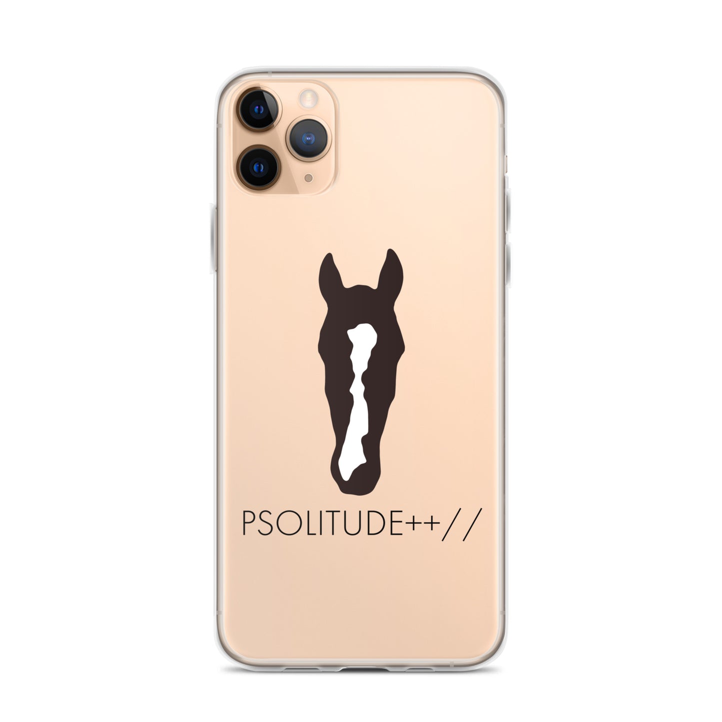 Custom Equine Clear Case for iPhone®