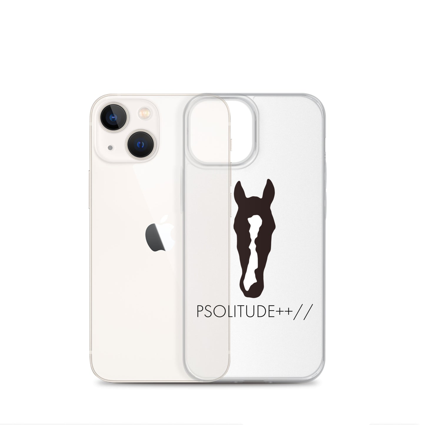 Custom Equine Clear Case for iPhone®