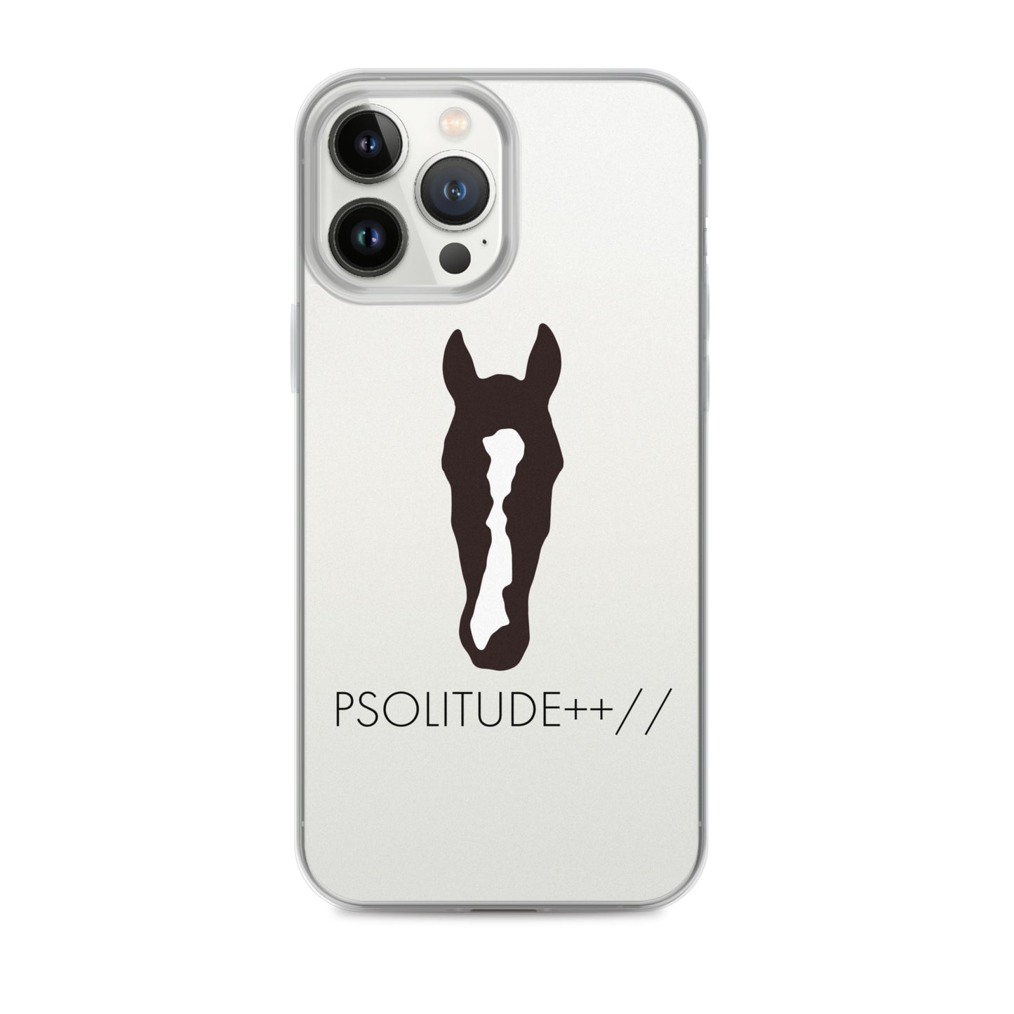Custom Equine Clear Case for iPhone®