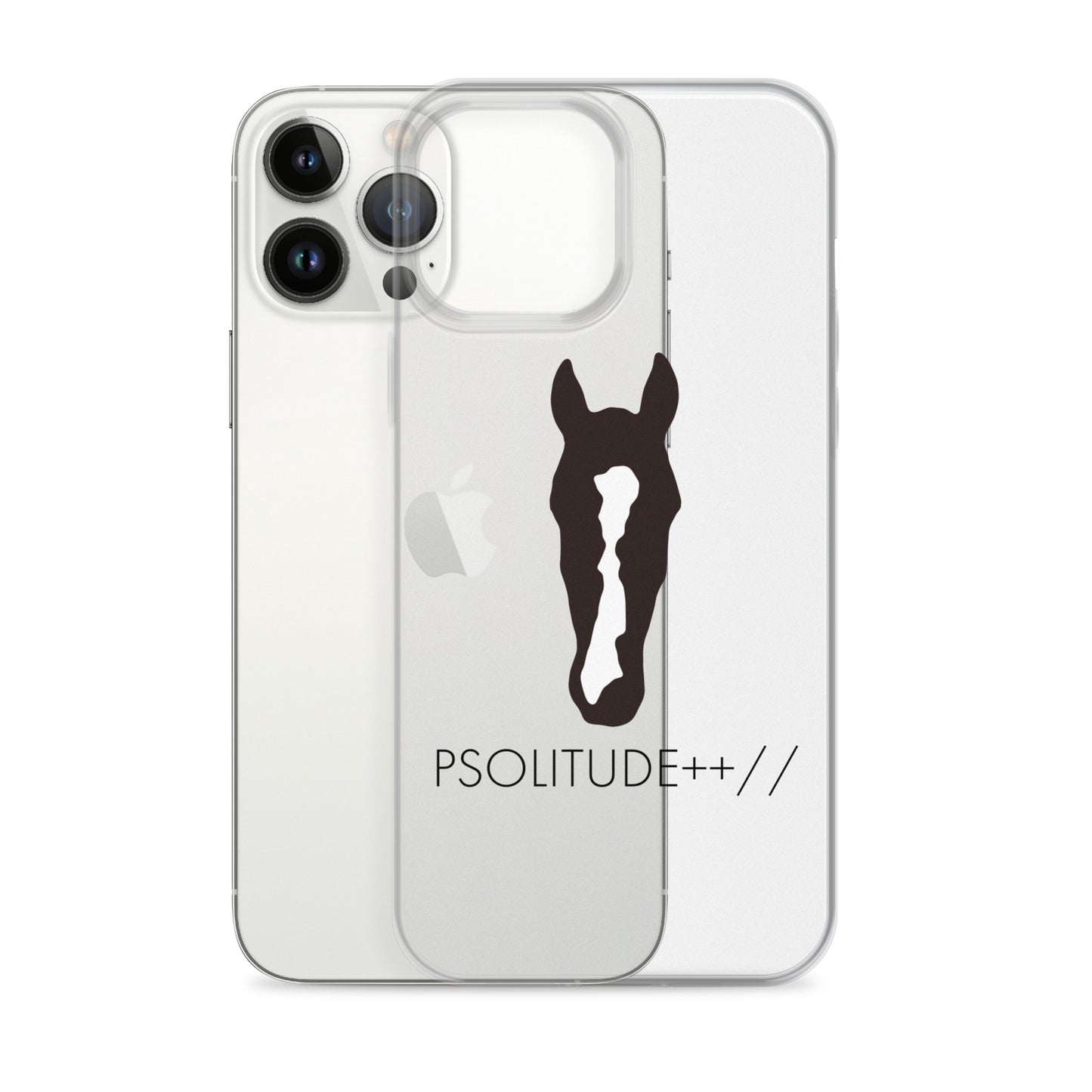 Custom Equine Clear Case for iPhone®