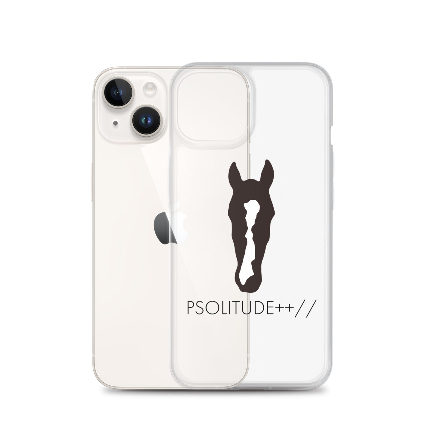 Custom Equine Clear Case for iPhone®
