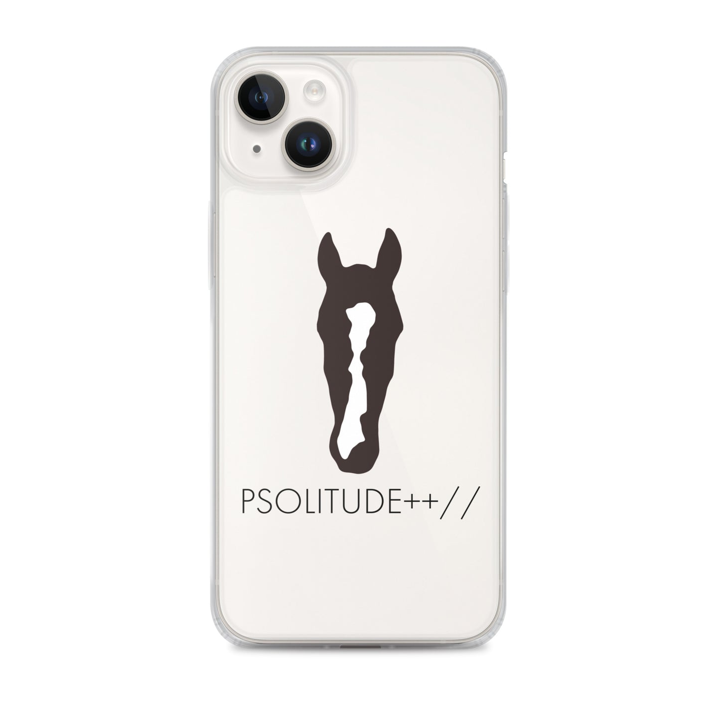 Custom Equine Clear Case for iPhone®