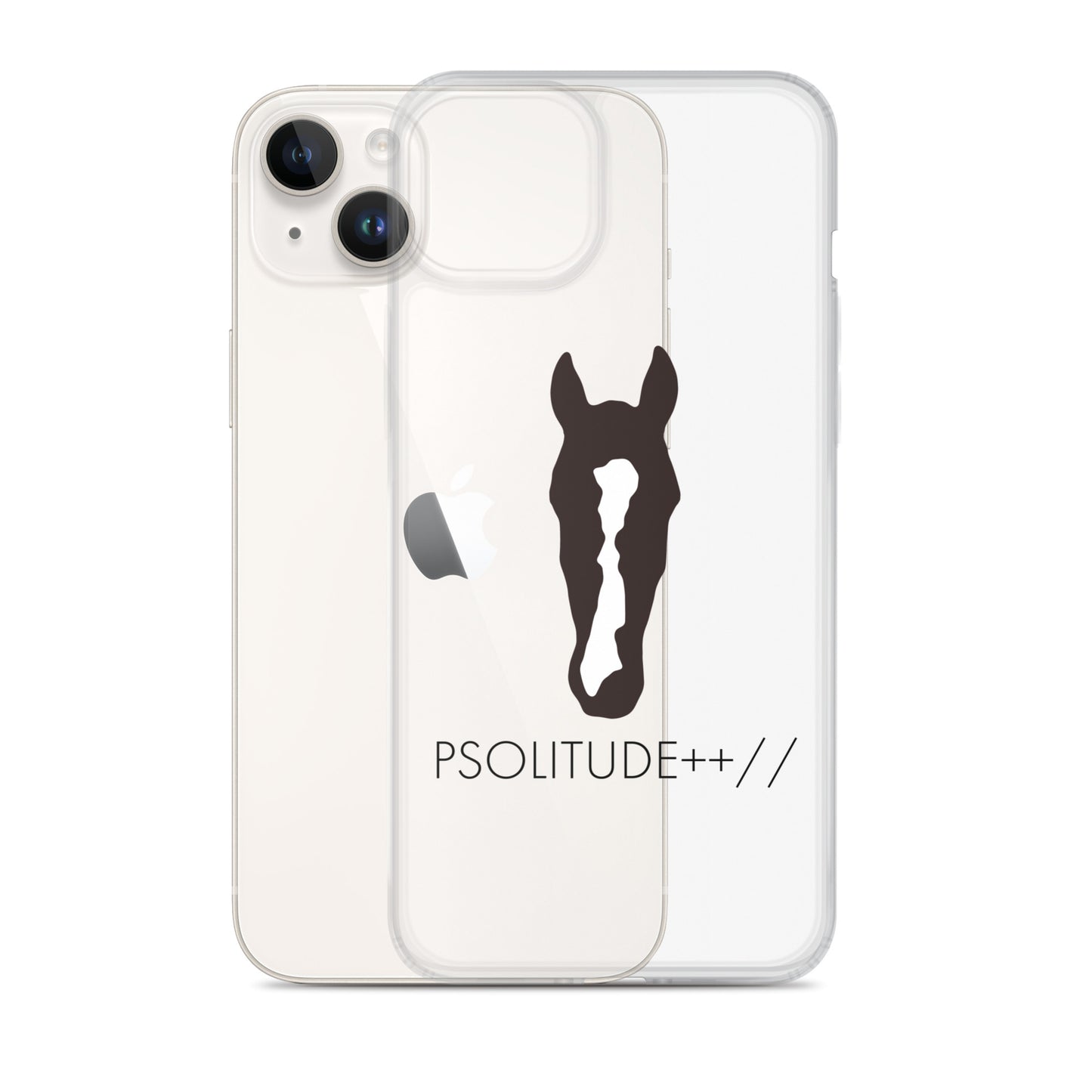 Custom Equine Clear Case for iPhone®