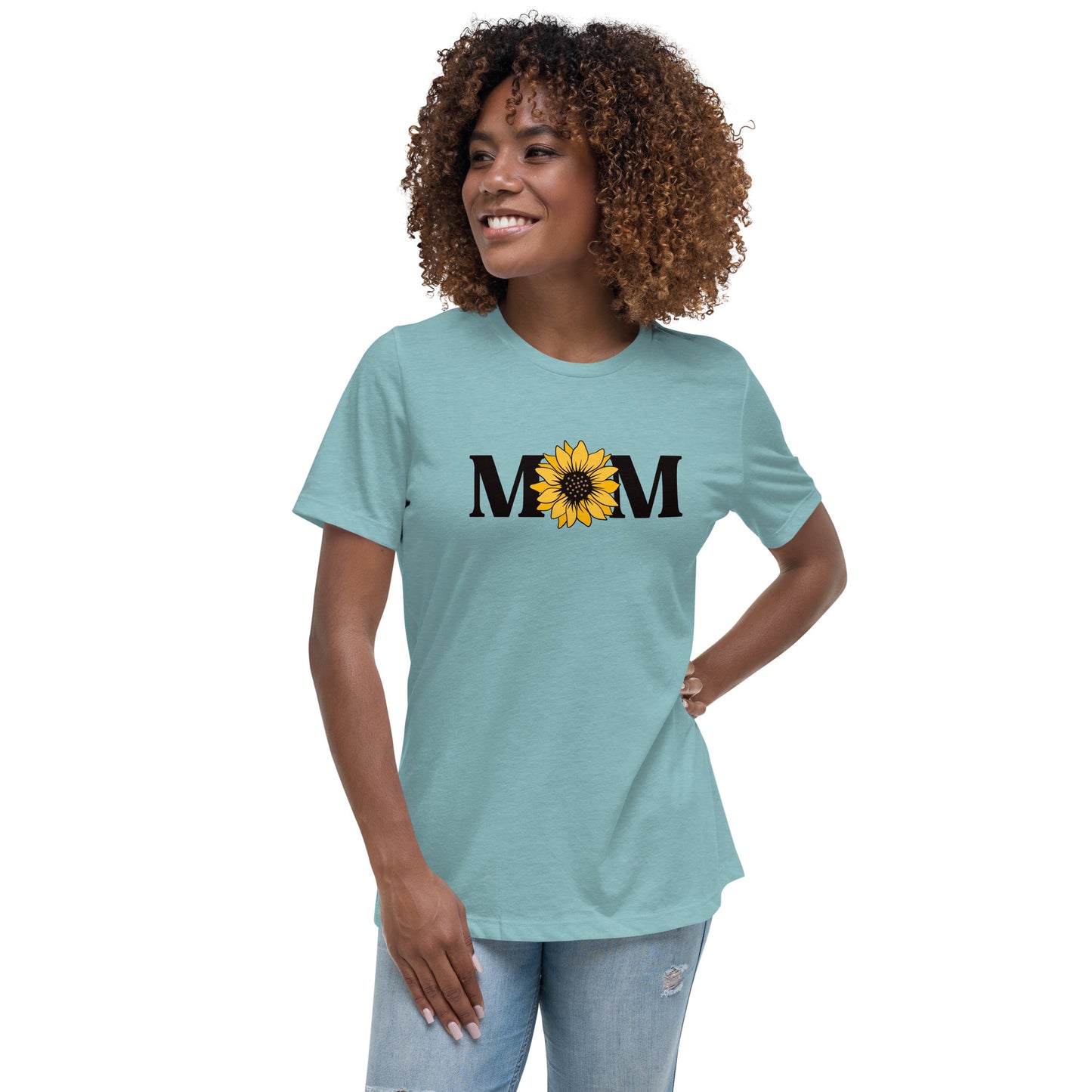 Mom Sunflower Women's Relaxed T-Shirt