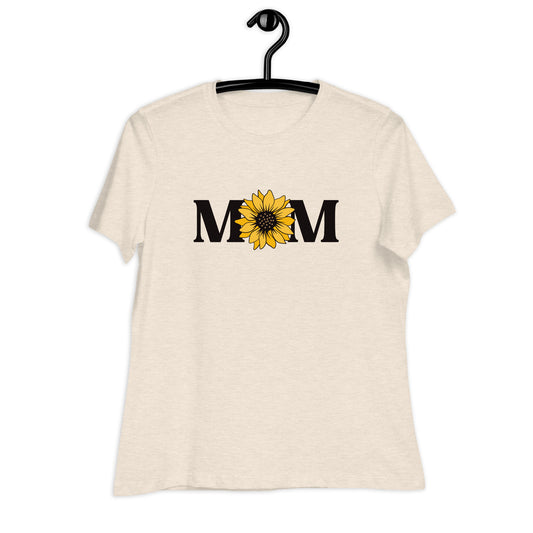 Mom Sunflower Women's Relaxed T-Shirt