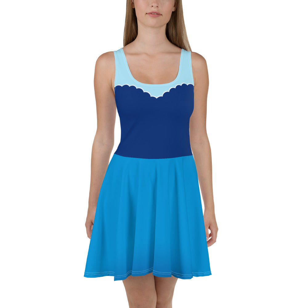 Mermaid on Land Skater Dress, Park Bounding