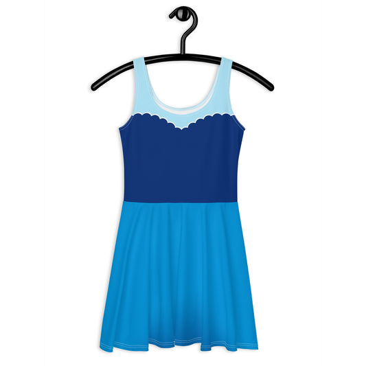 Mermaid on Land Skater Dress, Park Bounding