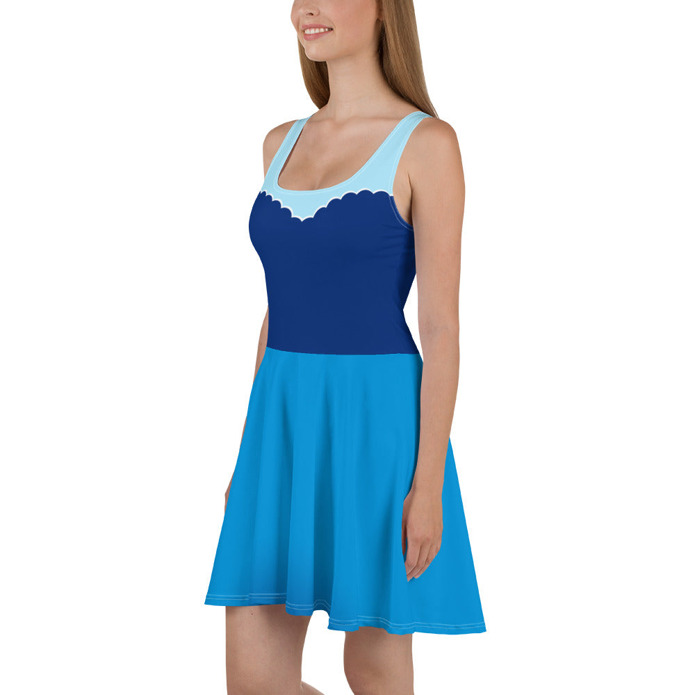 Mermaid on Land Skater Dress, Park Bounding