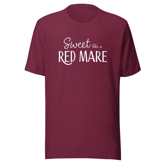 Sweet Like a Red Mare, Equestrian Shirt