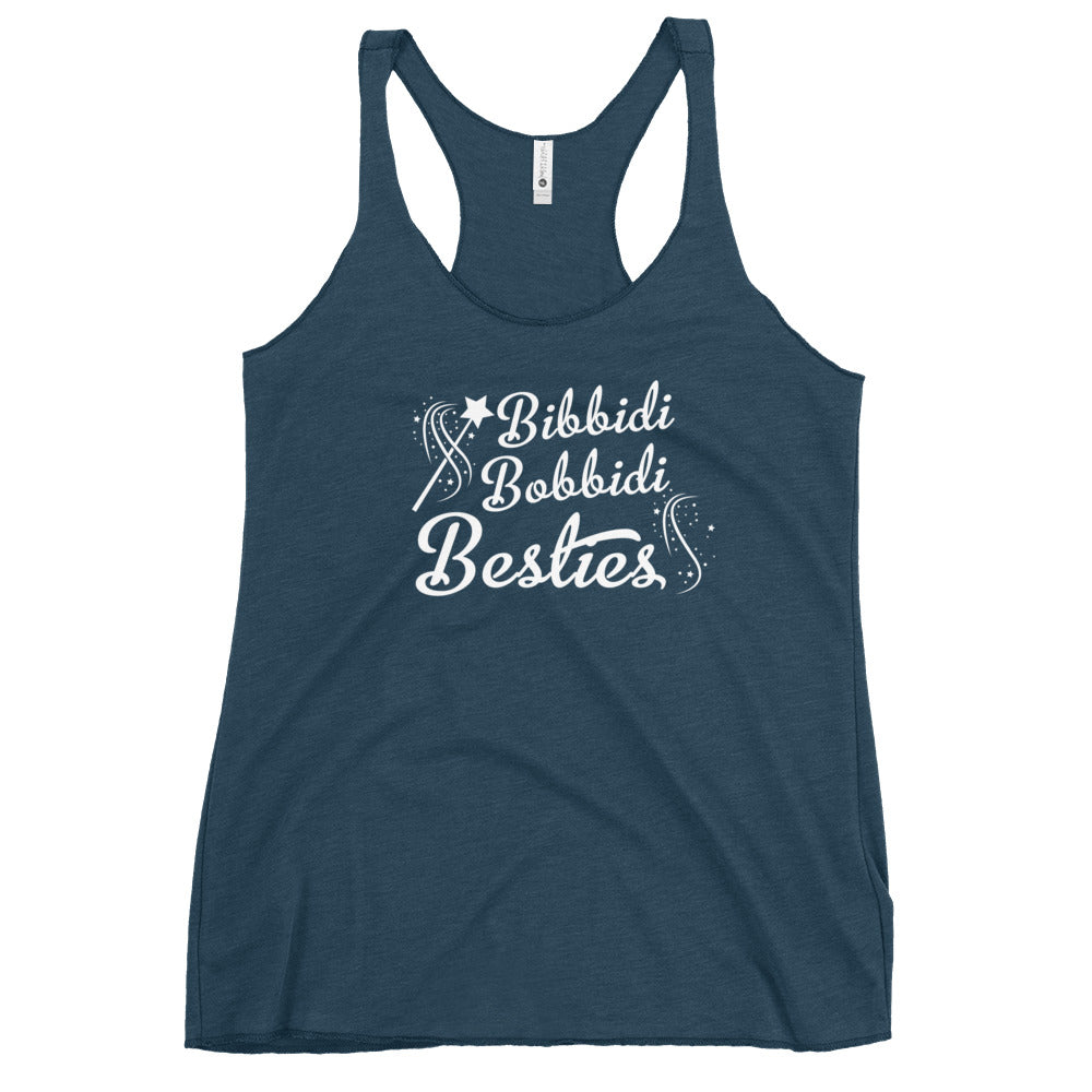 Bibbidi Bobbidi Besties, Women's Racerback Tank