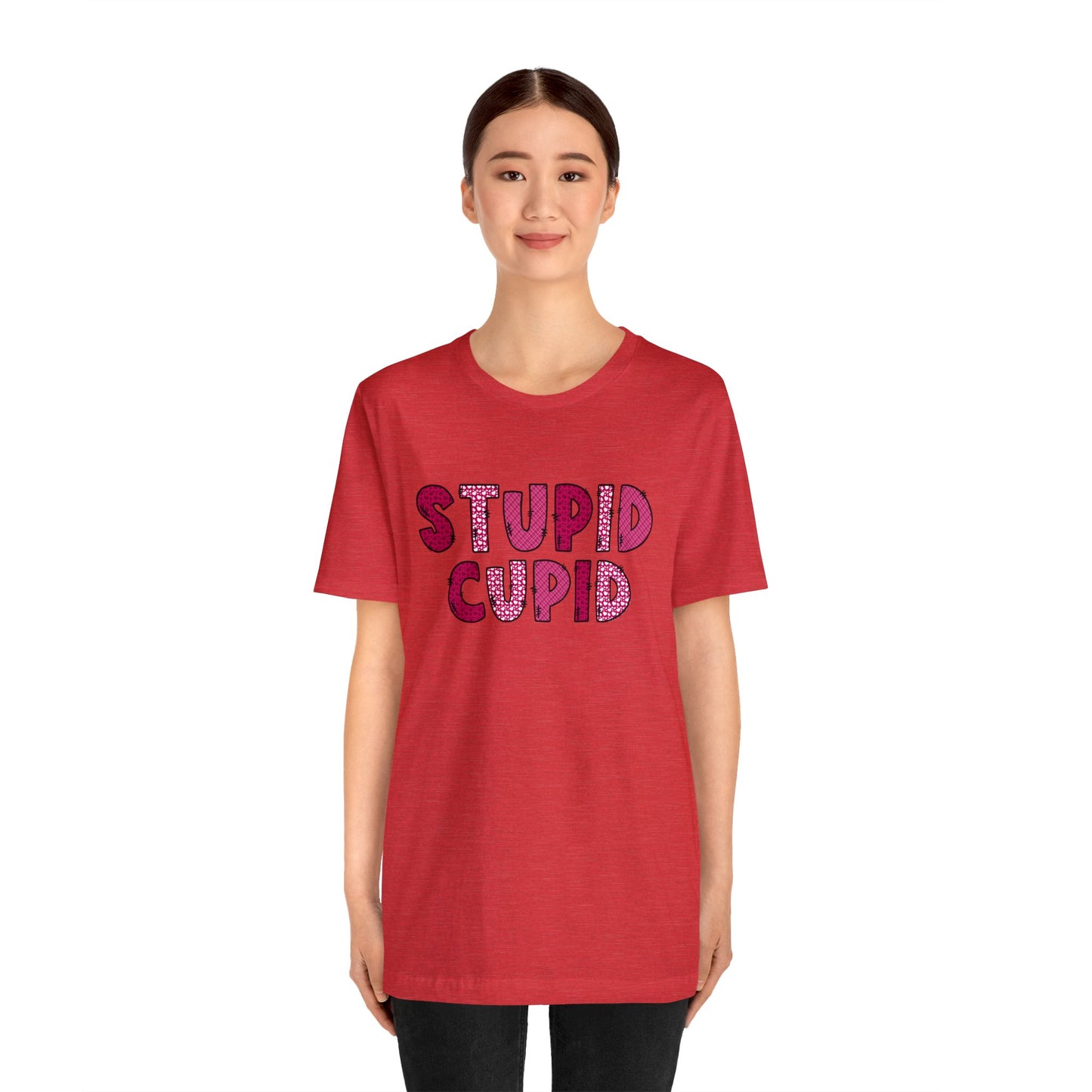 Stupid Cupid T-shirt, Valentine's Day Tee, Unisex Bella and Canvas Shirt
