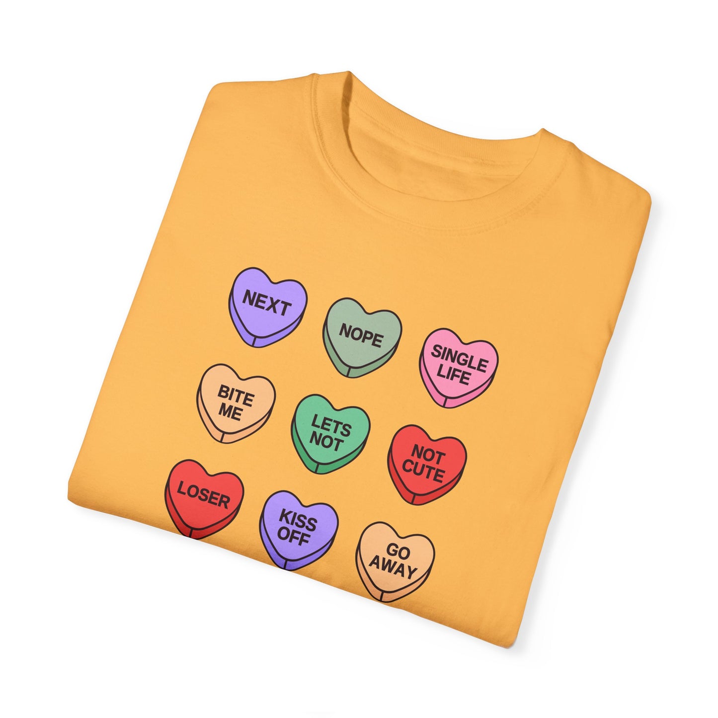 Valentine's Day Heart Candy Shirt, Unisex Comfort Colors Tee
