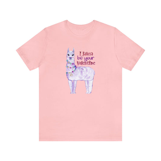 Lama Be Your Valentine Shirt, Bella and Canvas T-shirt