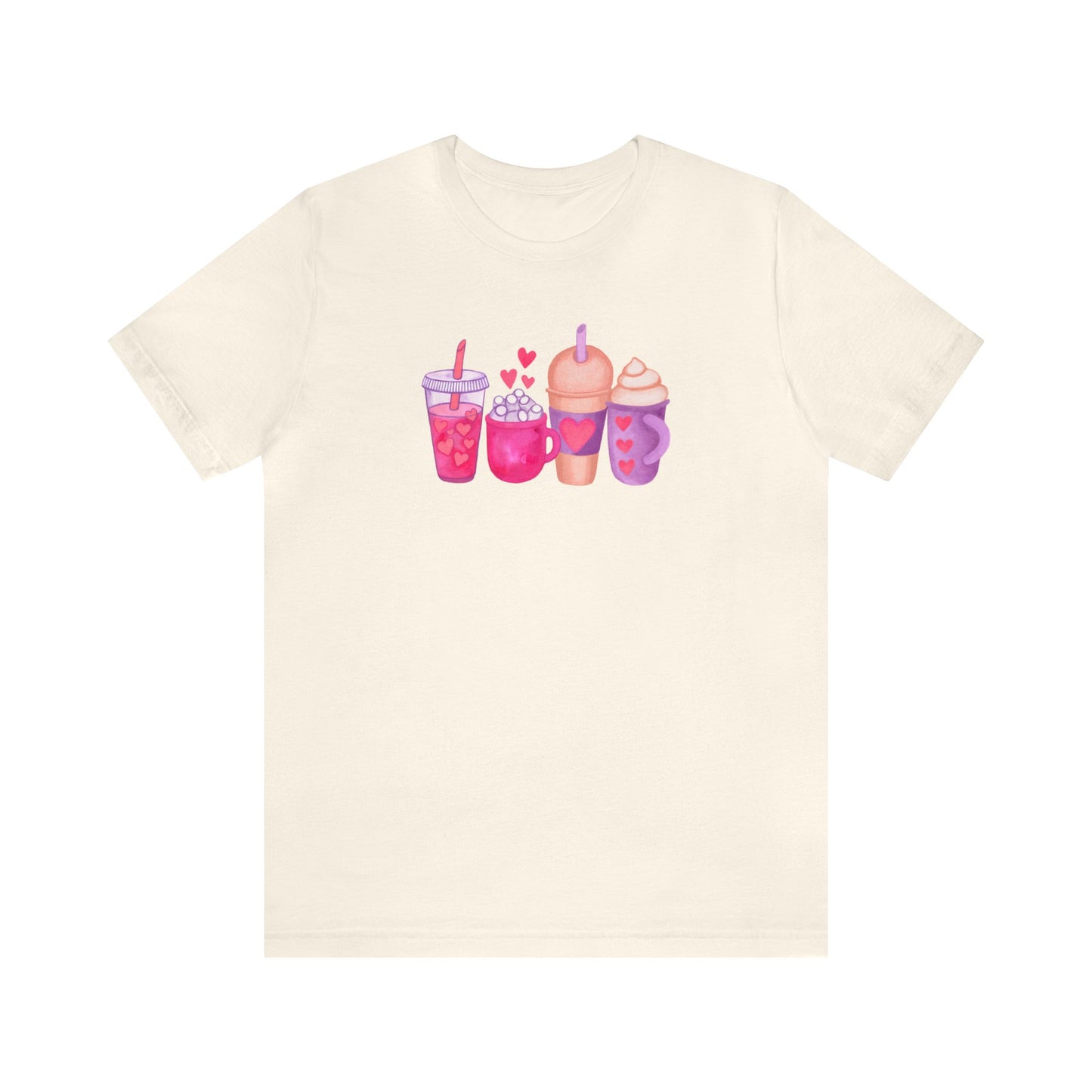 Valentine Coffee T-shirt, Bella and Canvas Tee