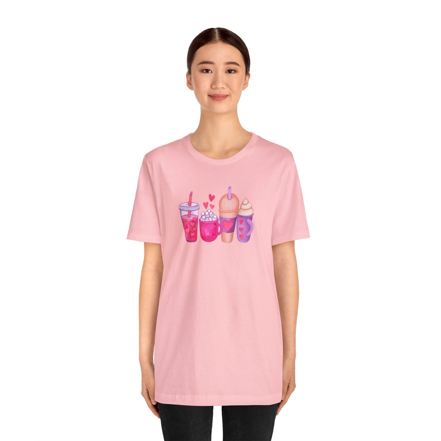 Valentine Coffee T-shirt, Bella and Canvas Tee