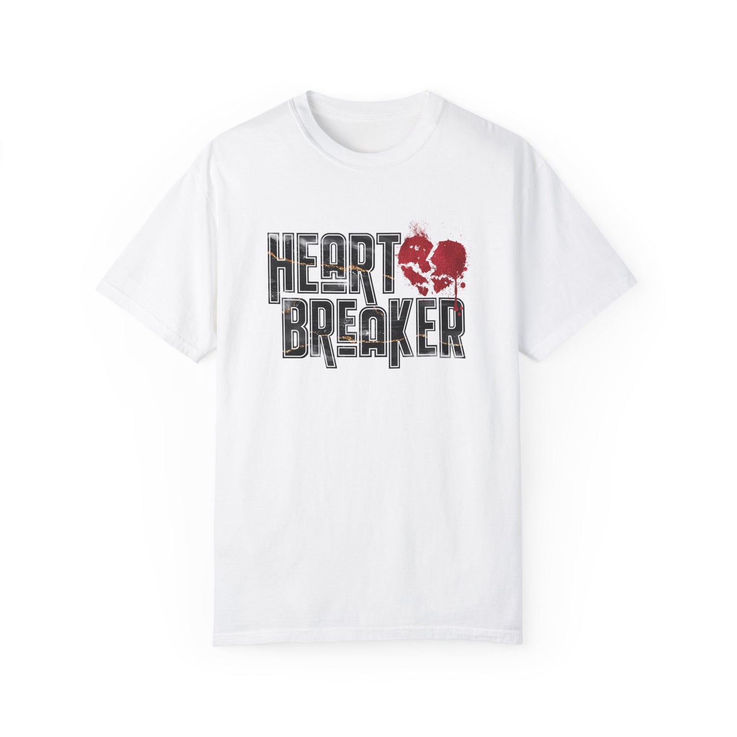 Heart Breaker, Vintage Style Valentine's Day Tee, Unisex Comfort Colors T-shirt