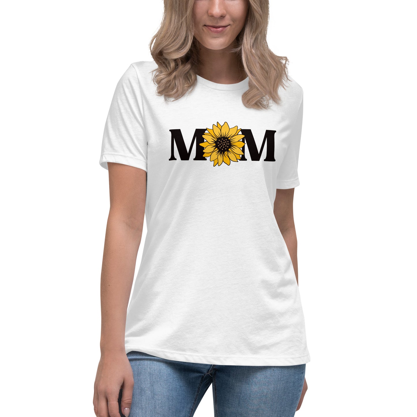 Mom Sunflower Women's Relaxed T-Shirt